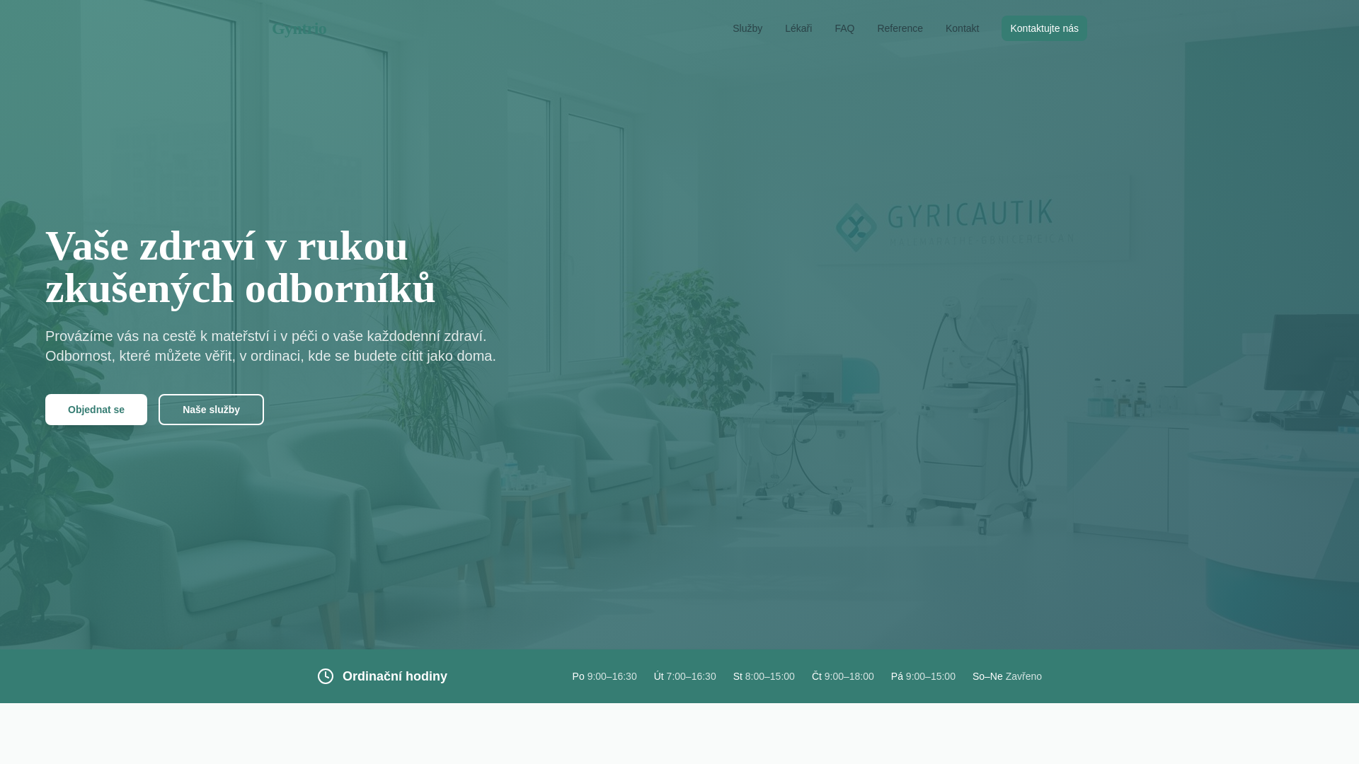 website screenshot of https://jicingyntrio.cz/