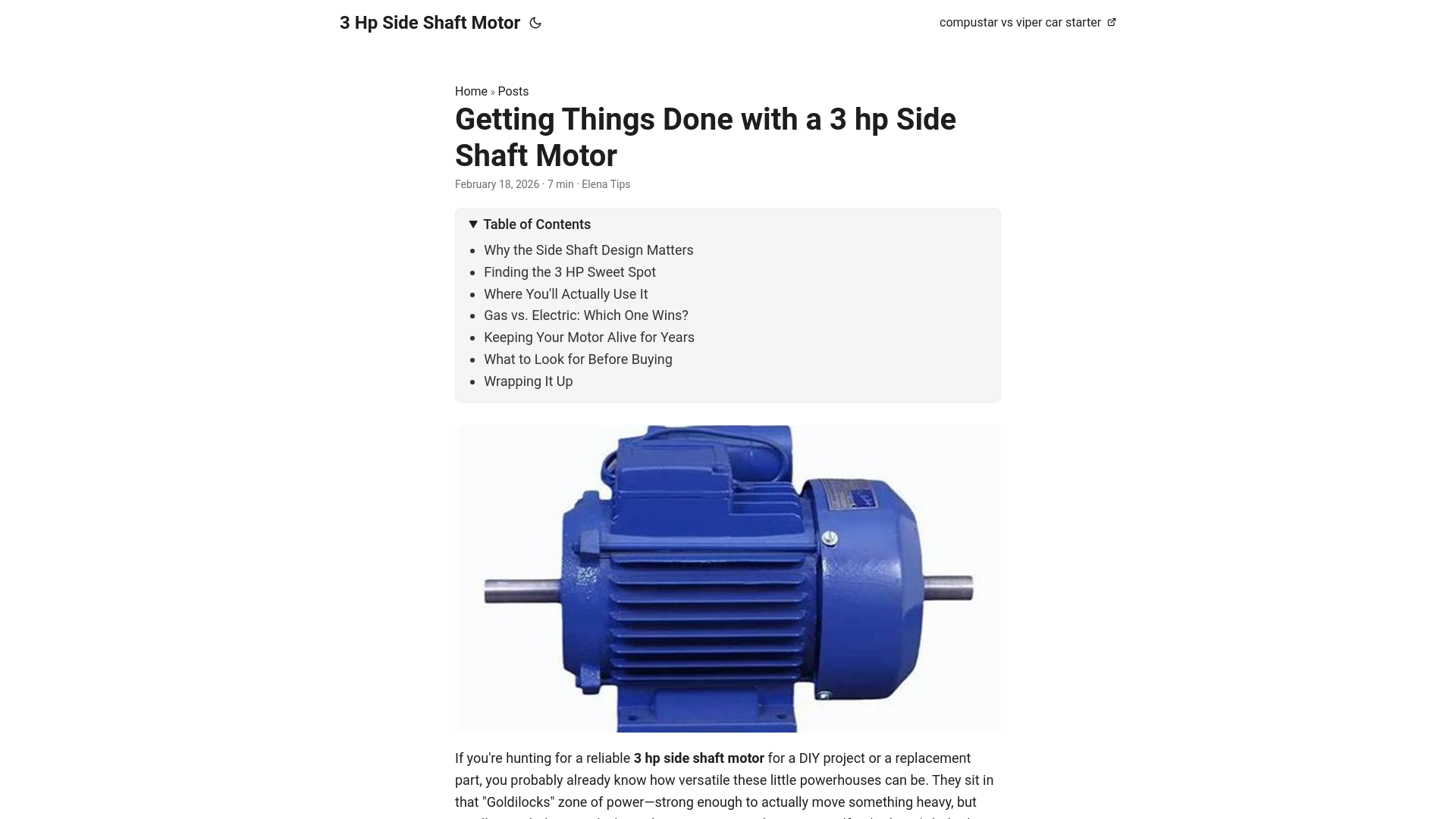 website screenshot of https://3-hp-side-shaft-motor.pages.dev/