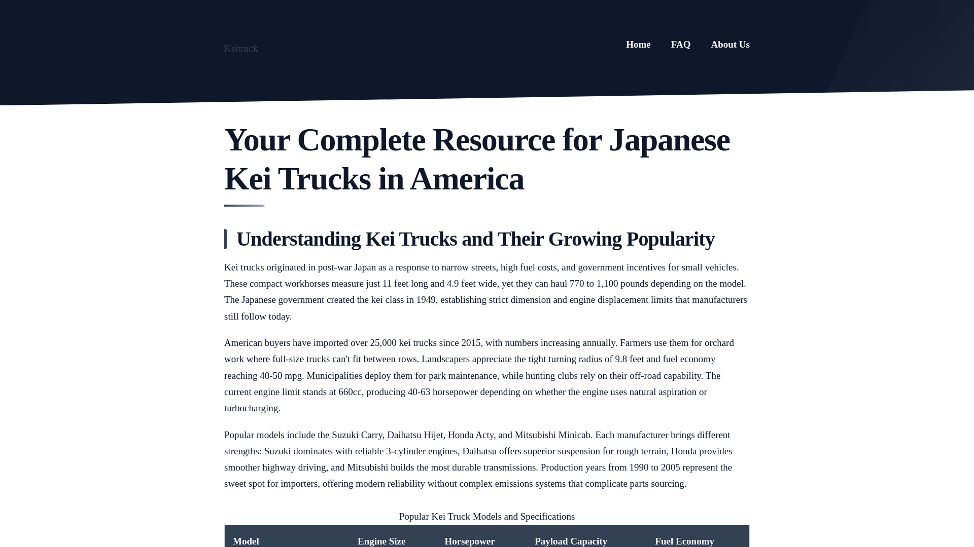 website screenshot of https://keitruck-xyz.pages.dev/