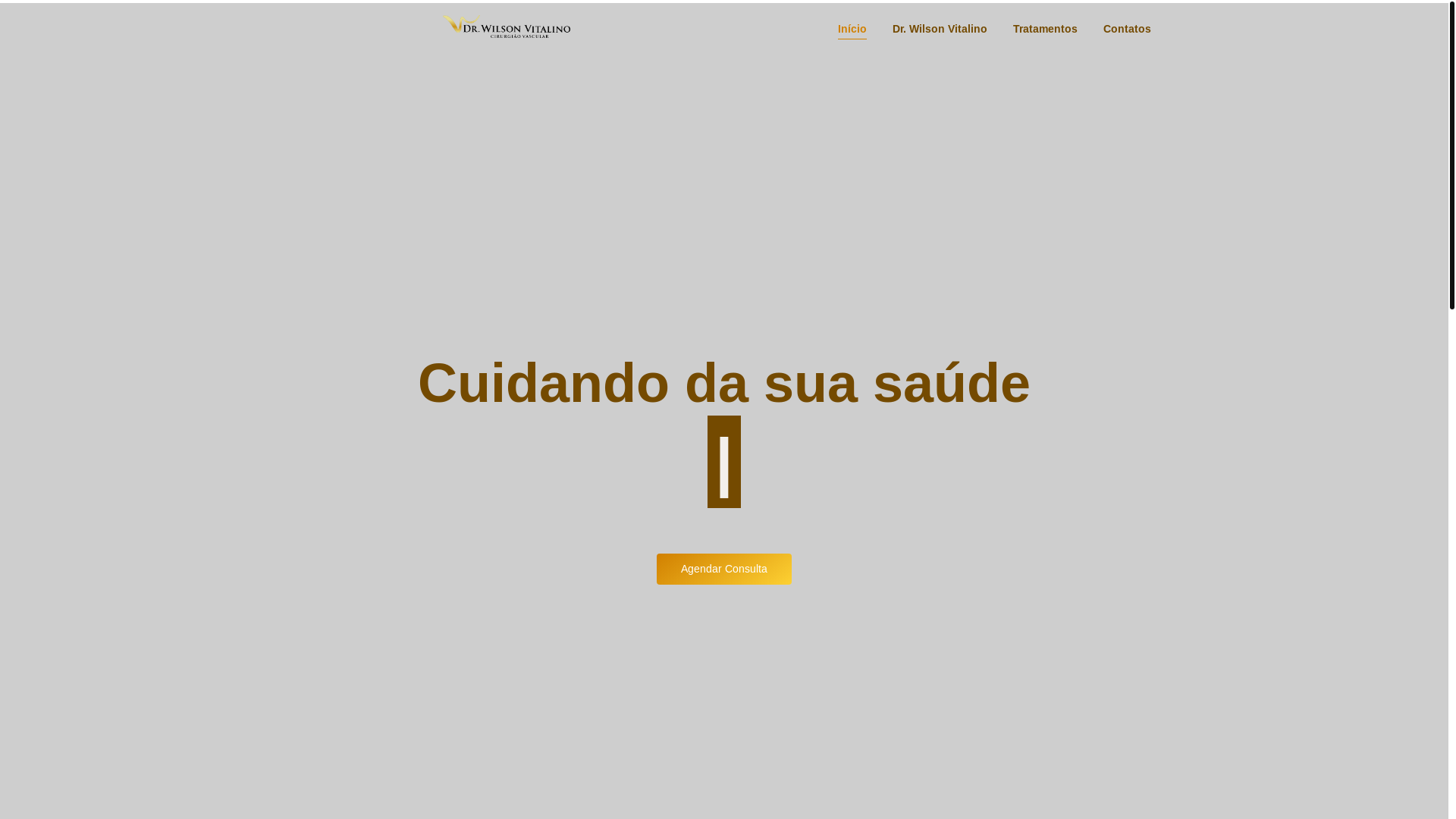 website screenshot of https://drwilsonangiologista.com.br/