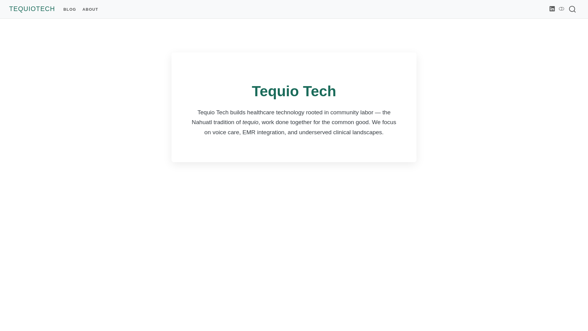 website screenshot of https://tequio-tech-blog.pages.dev/