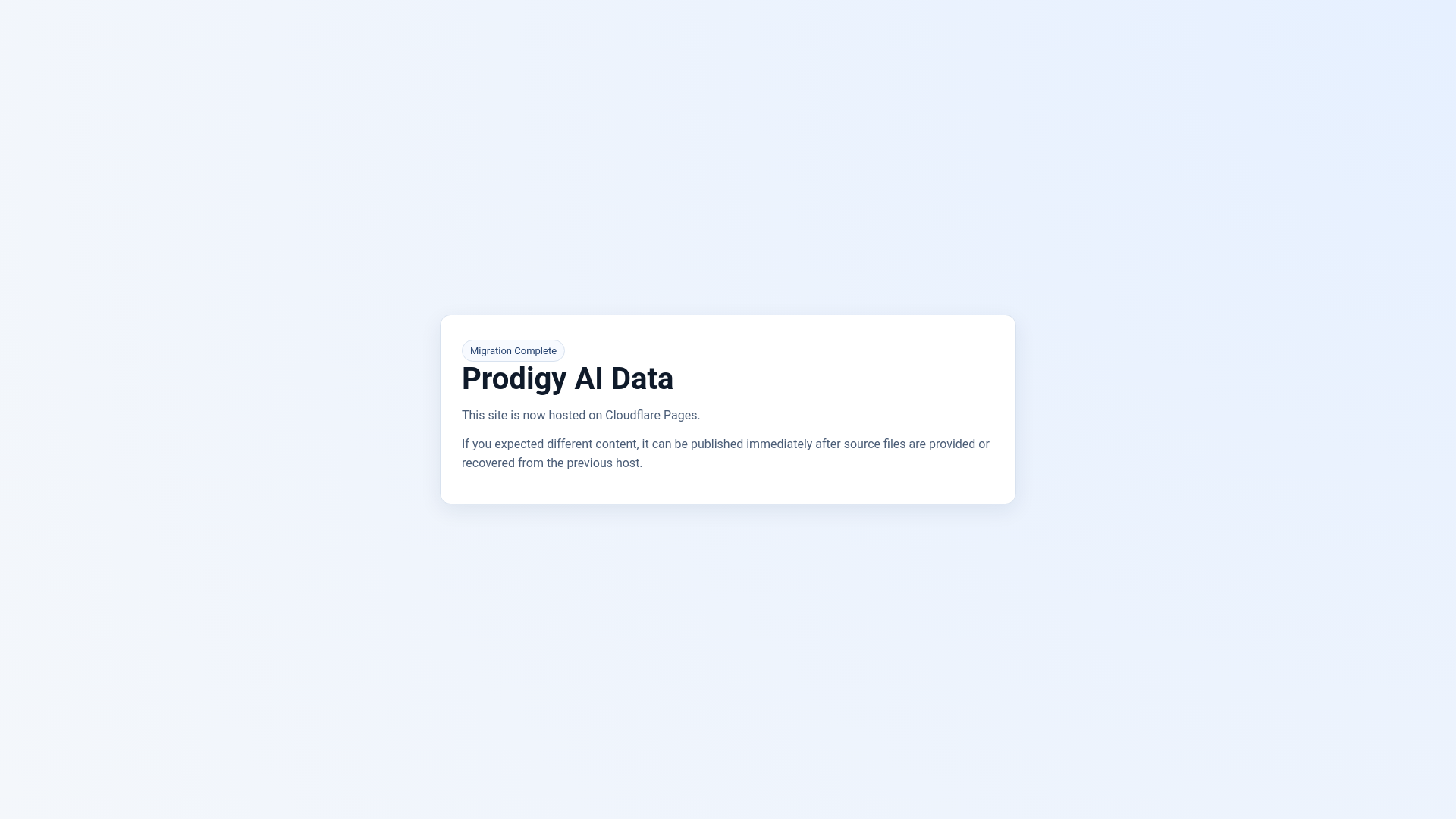 website screenshot of https://prodigyaidata.pages.dev/