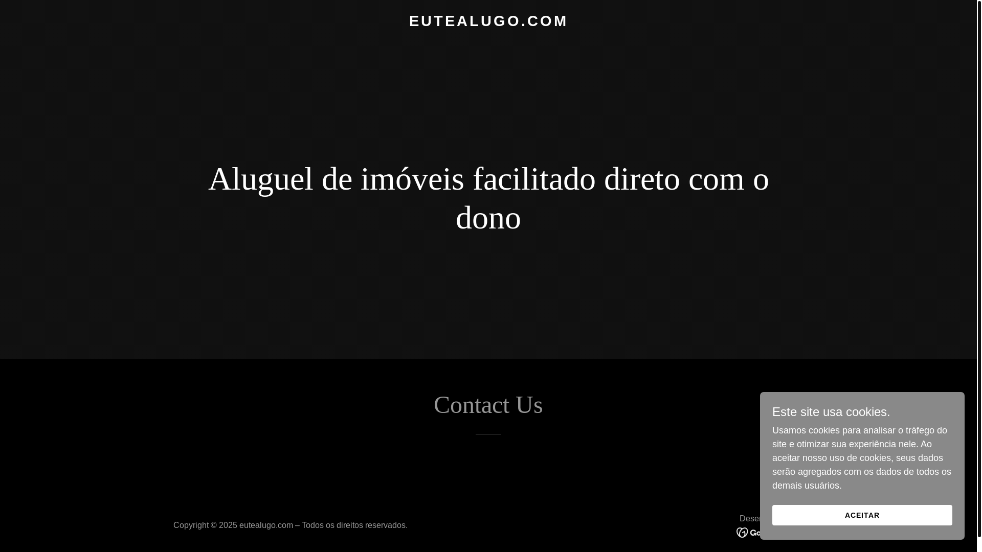 website screenshot of https://eutealugo.com/