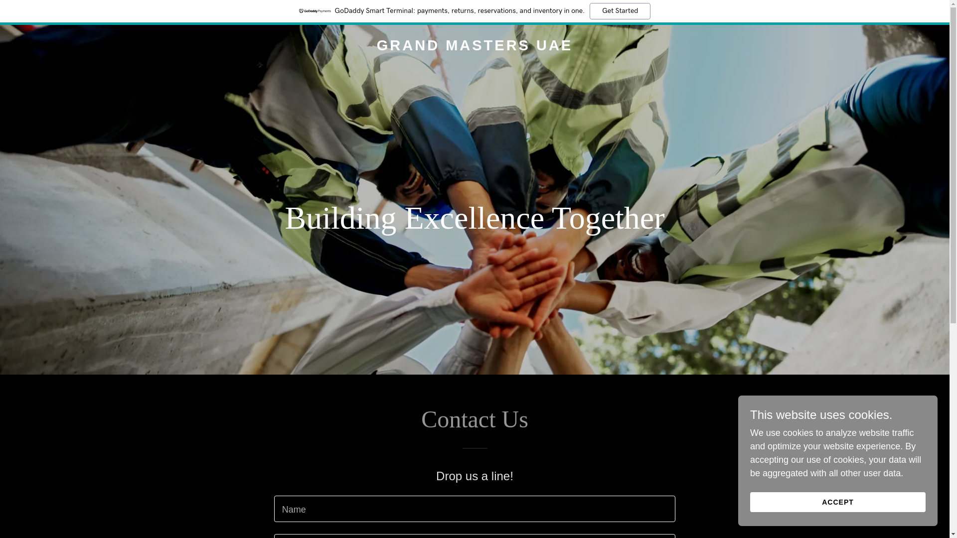website screenshot of https://grandmastersuae.com/