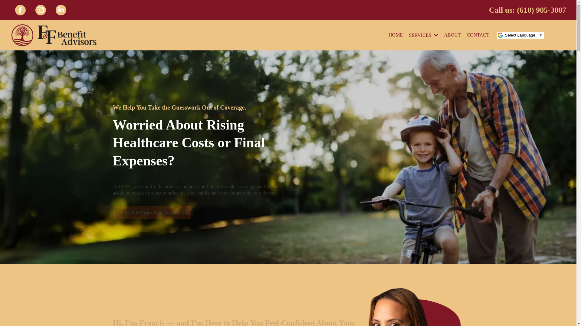website screenshot of https://ffbainsurancepa.com/