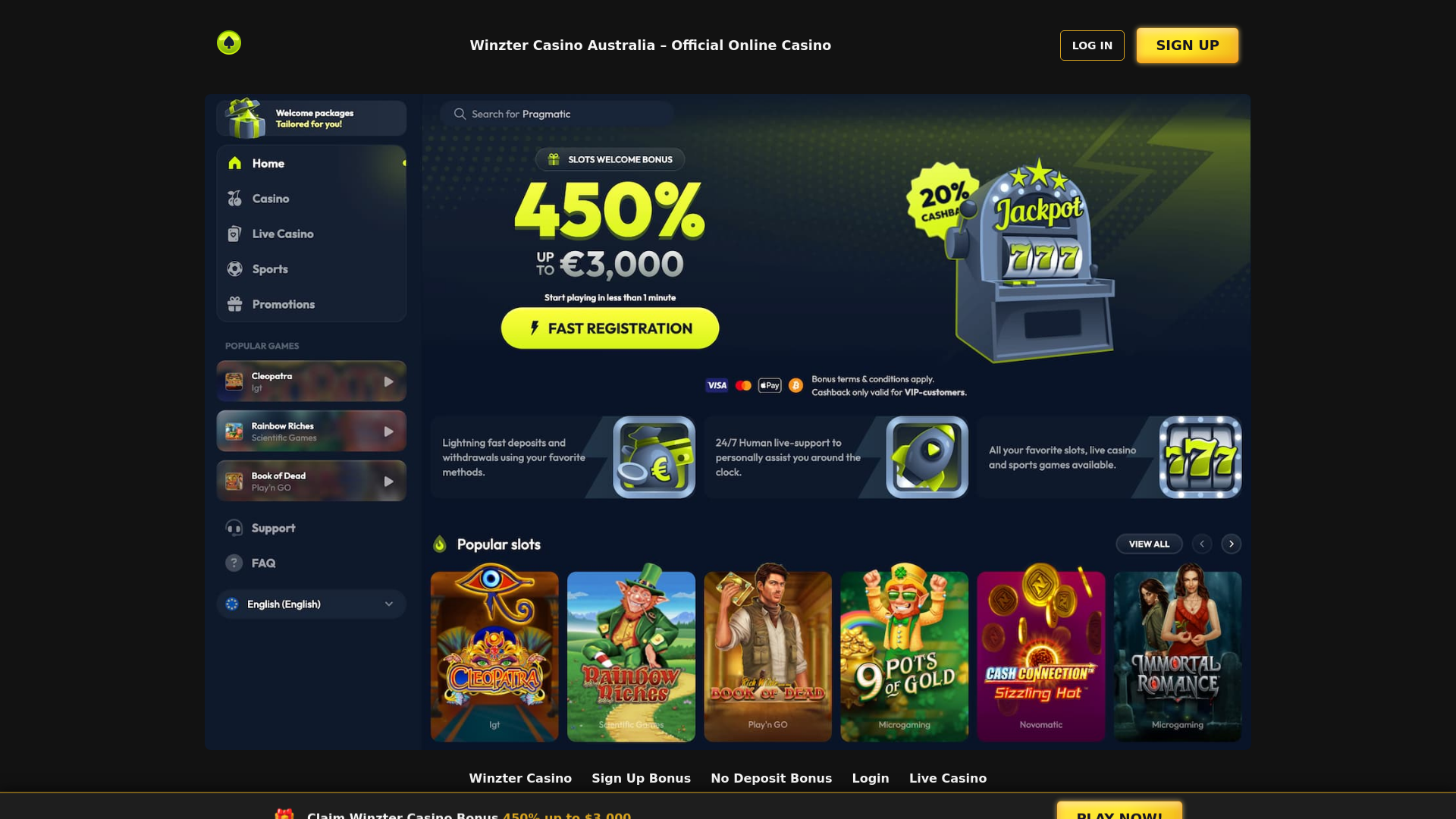 website screenshot of https://au-winztercasino-com.pages.dev/