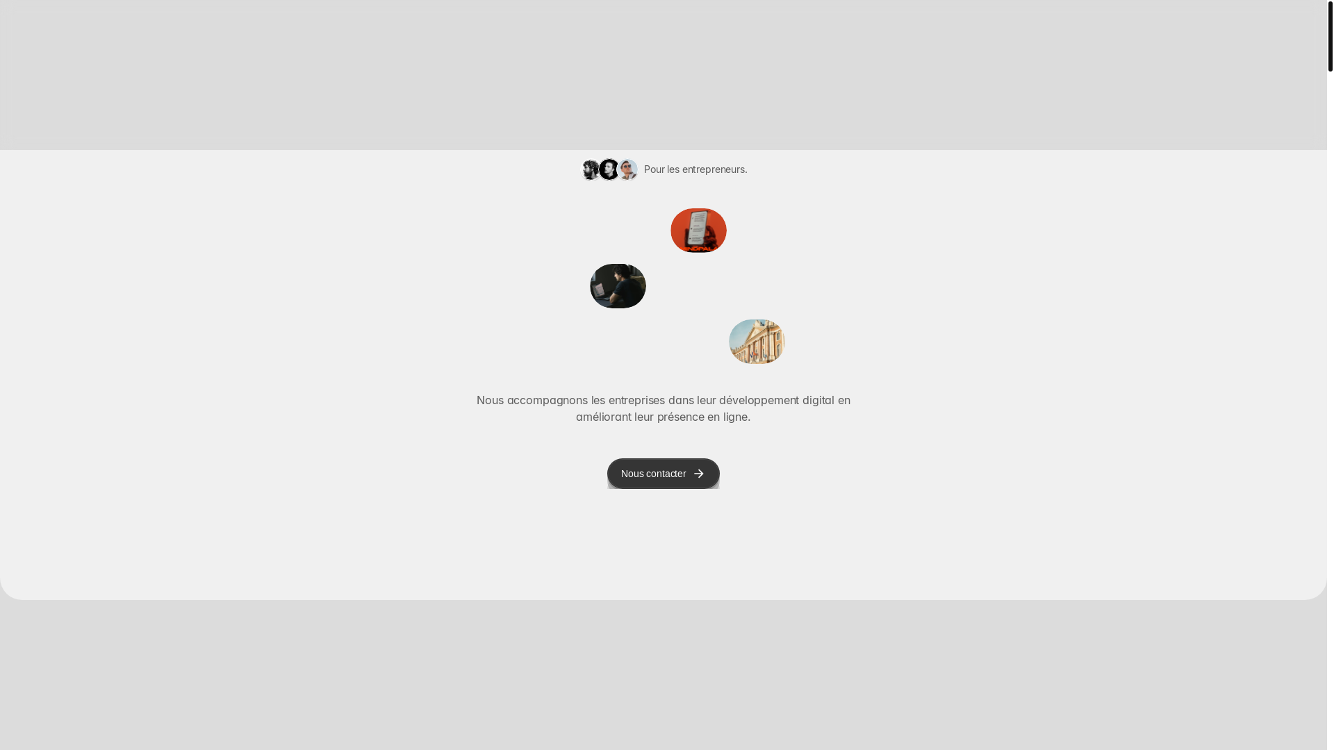 website screenshot of https://agence-mif.fr/