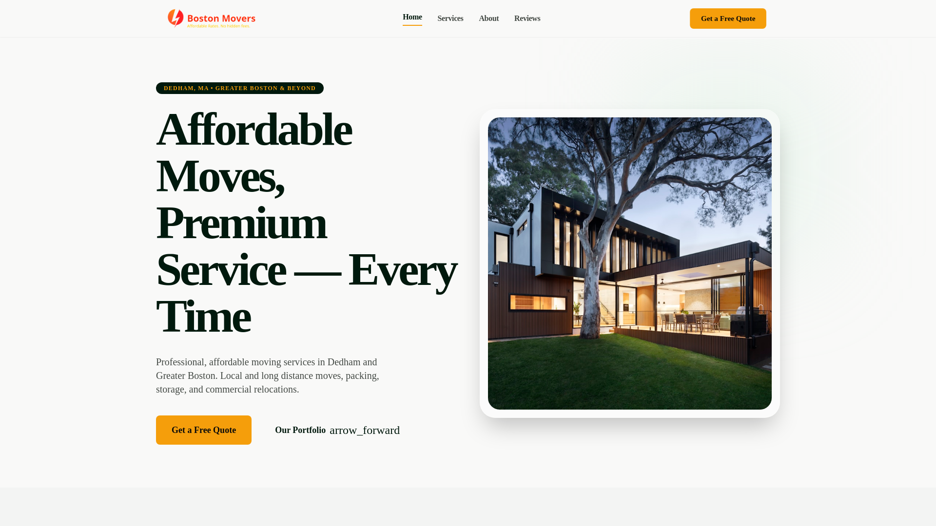 website screenshot of https://donna-boston-movers.pages.dev/
