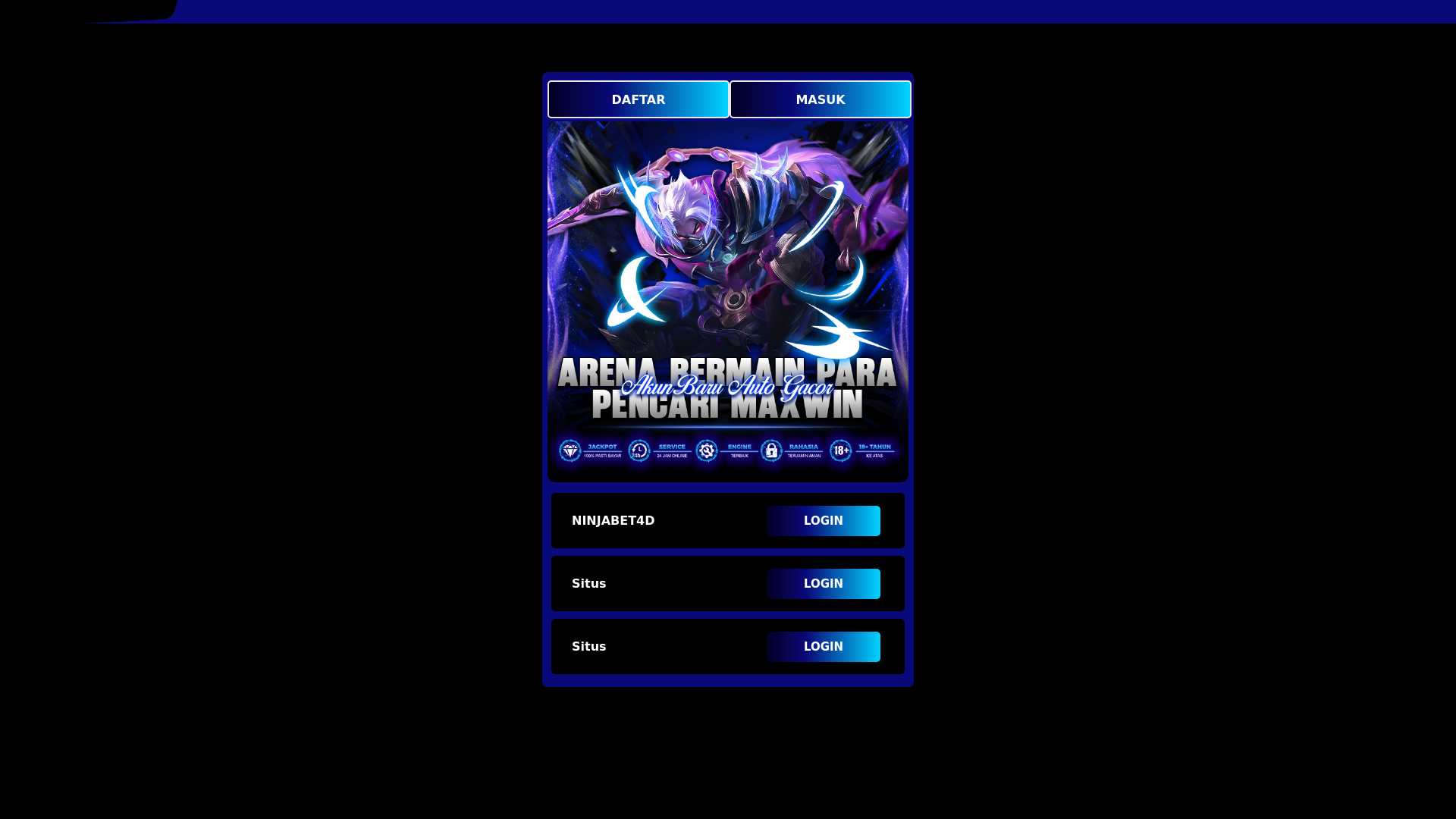 website screenshot of https://kotakhitam88.pages.dev/