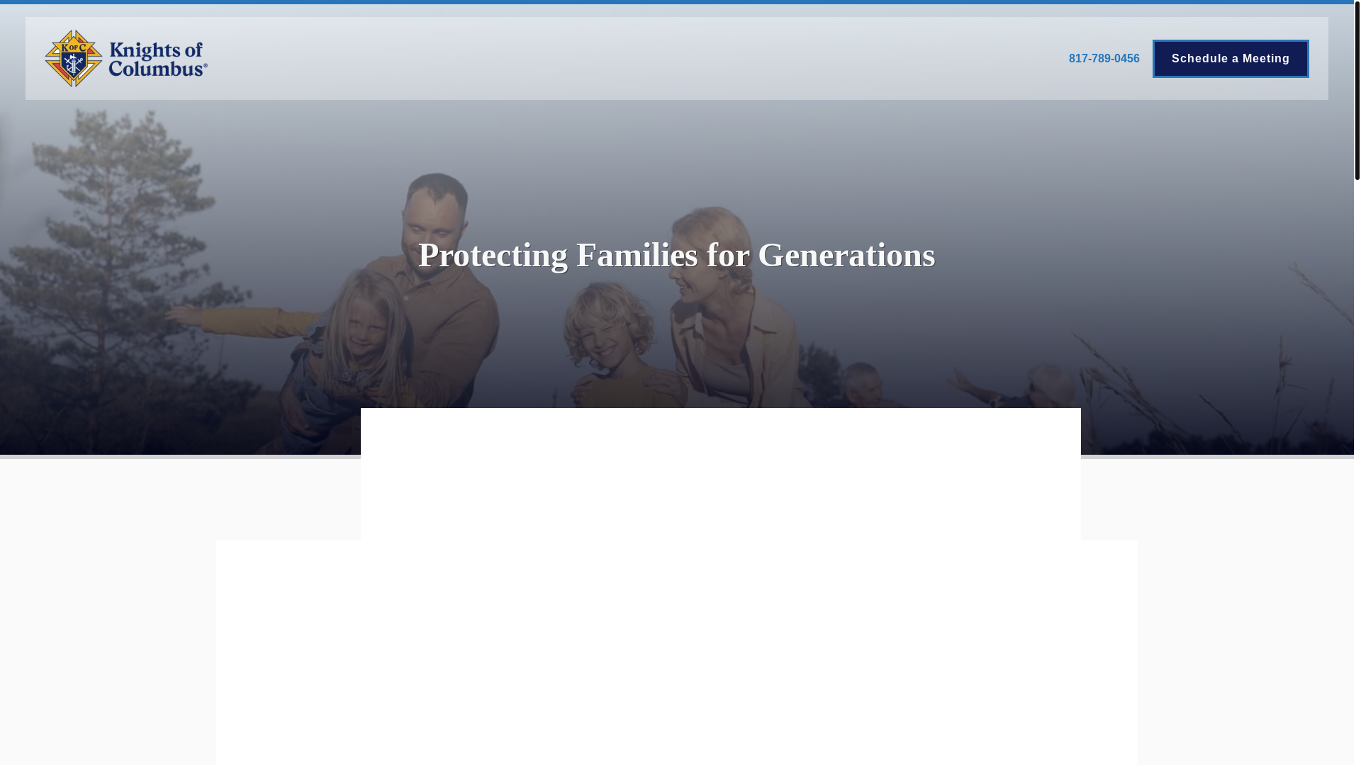 website screenshot of https://kofc-agent-tim-bradford.pages.dev/