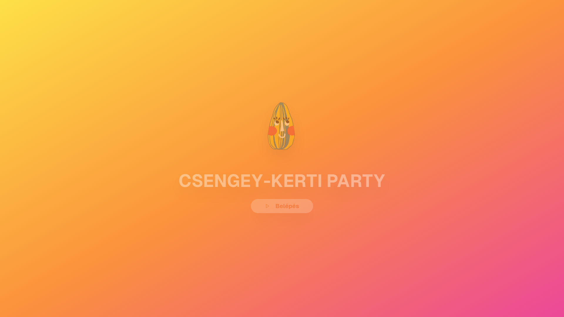 website screenshot of https://csengeykertiparty.hu/