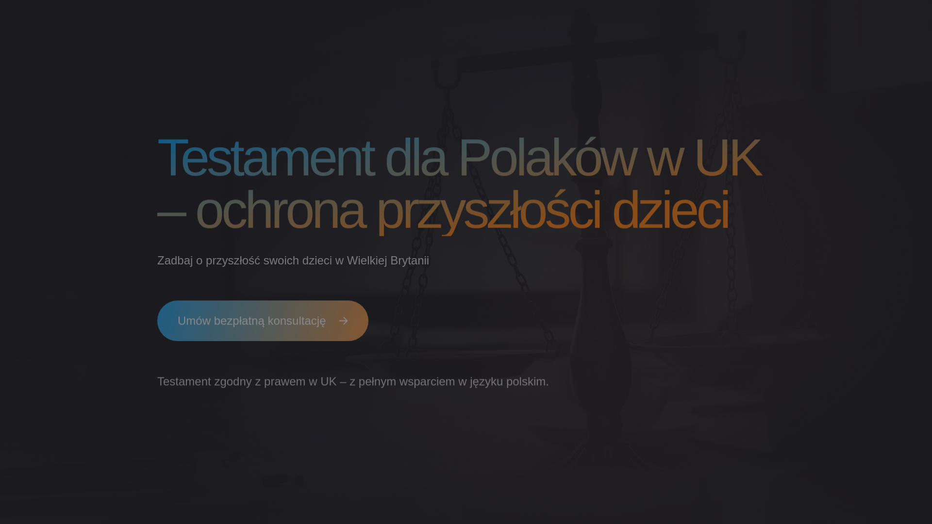 website screenshot of https://testamentwuk.pl/