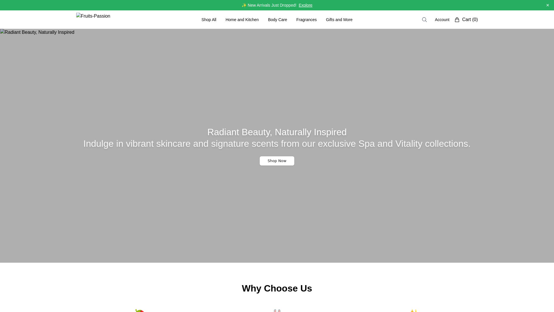 website screenshot of https://buyfruitspassion.shop/