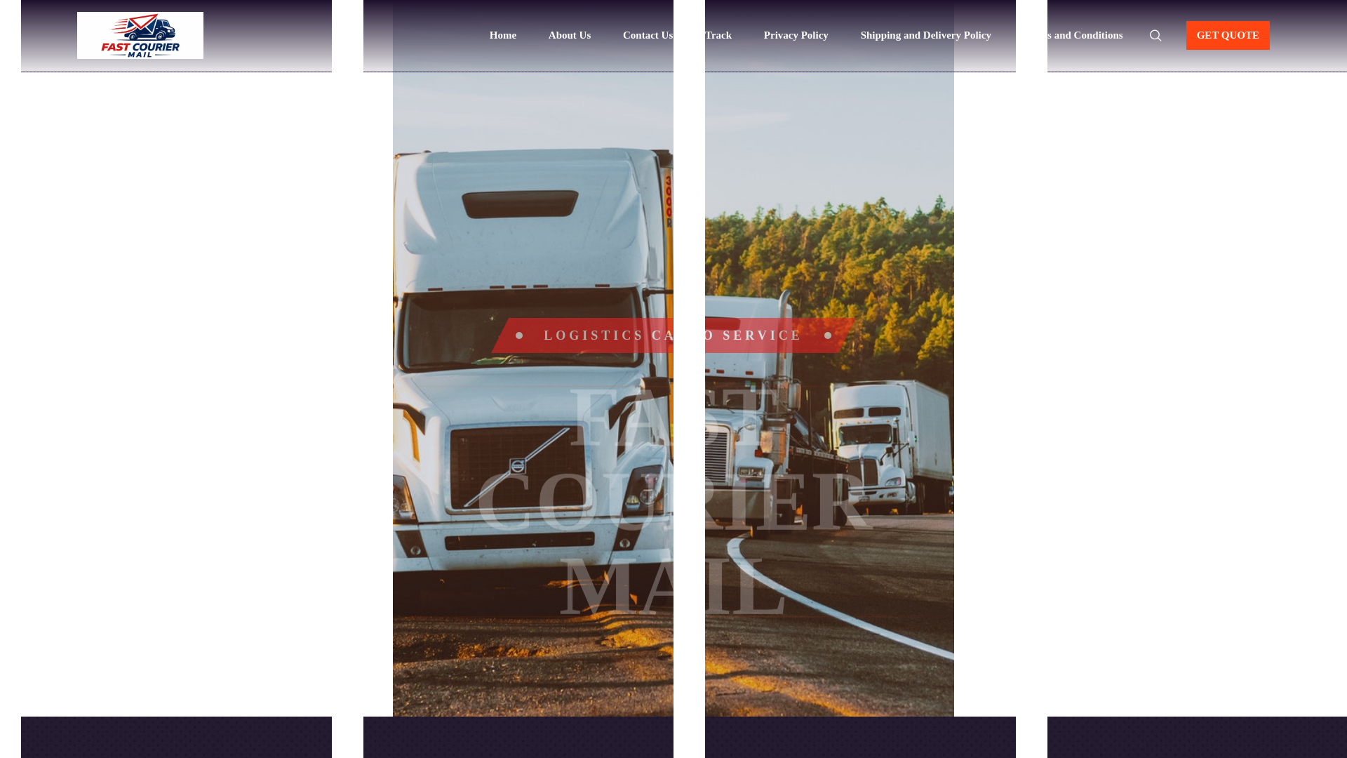 website screenshot of https://fastcouriermail.com/