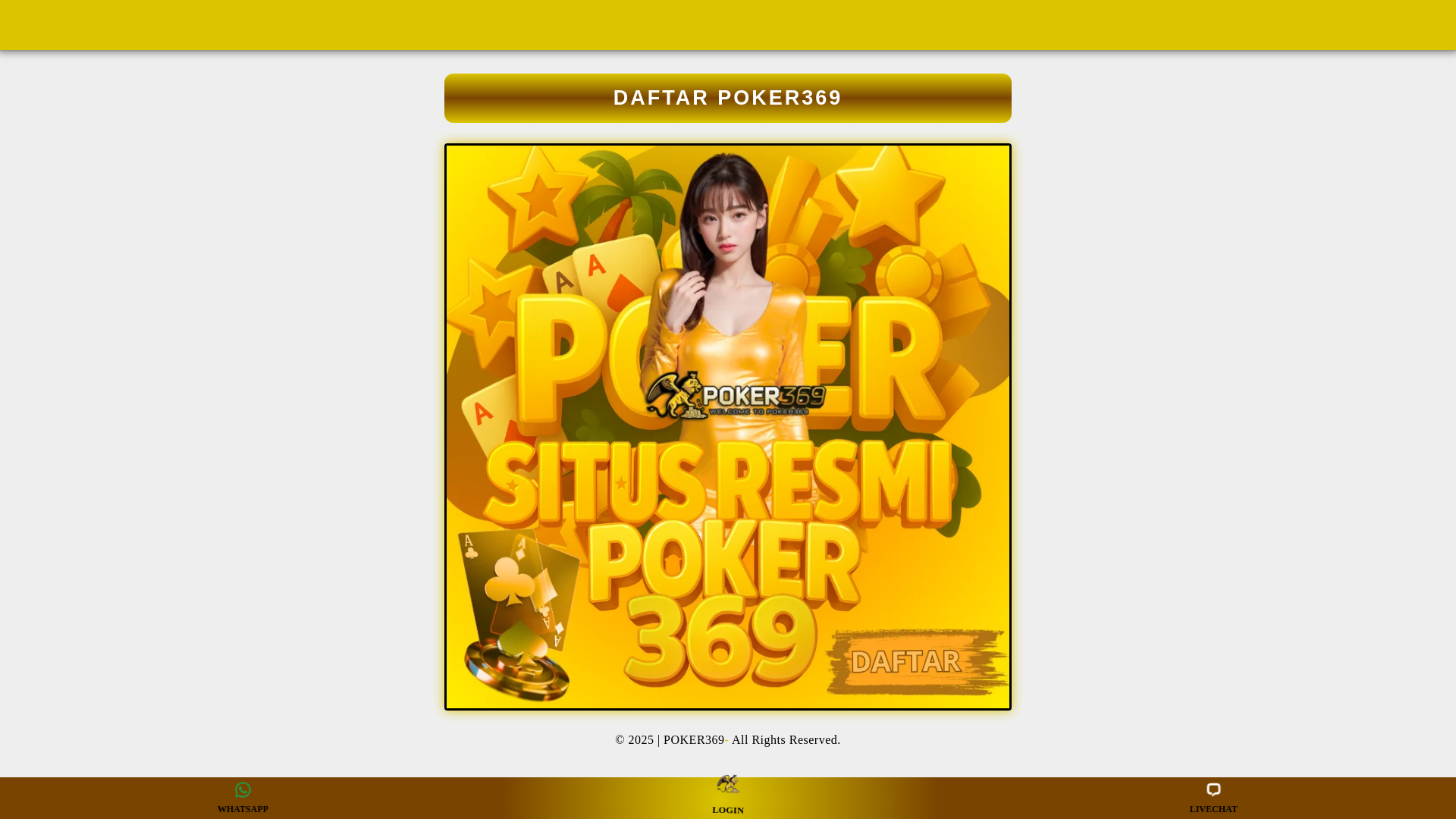 website screenshot of https://welcomepoker369.pages.dev/
