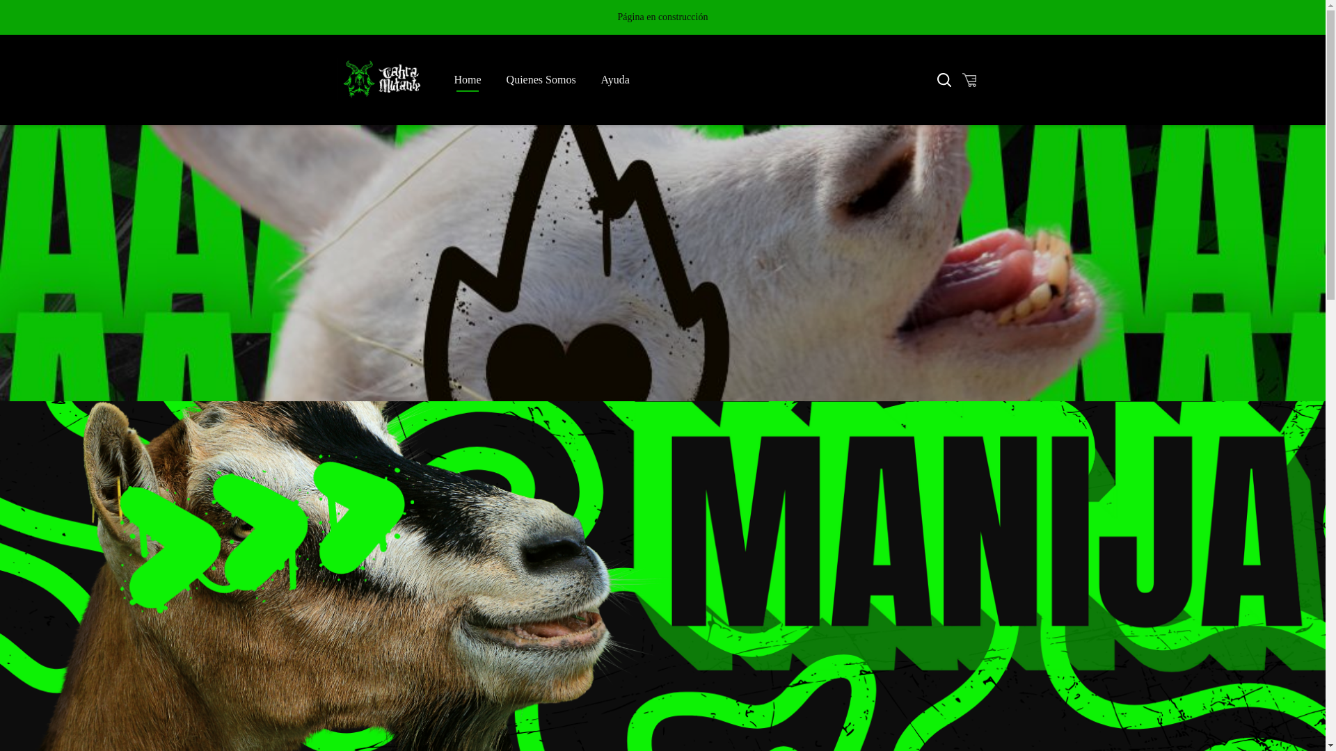 website screenshot of https://cabramutante.com.ar/