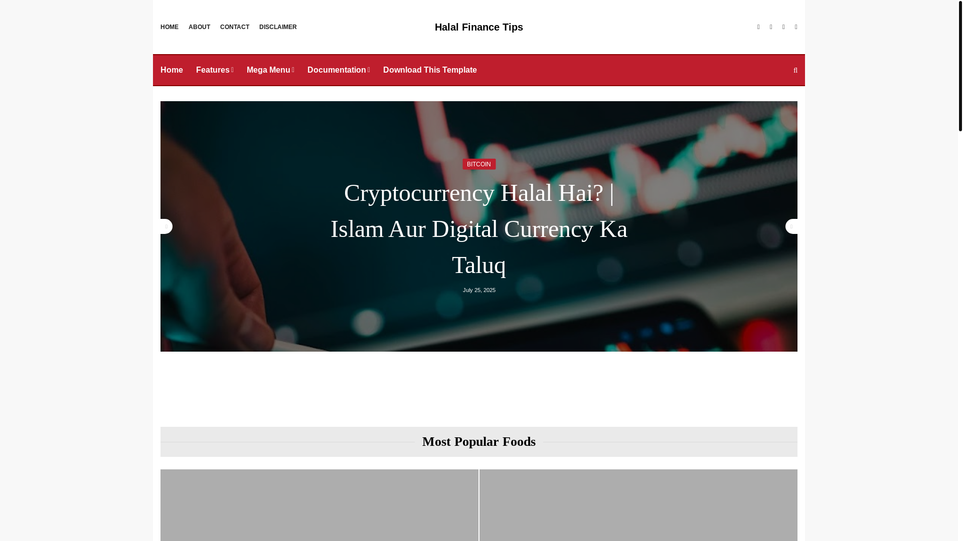 website screenshot of https://halalfinancetips.com/