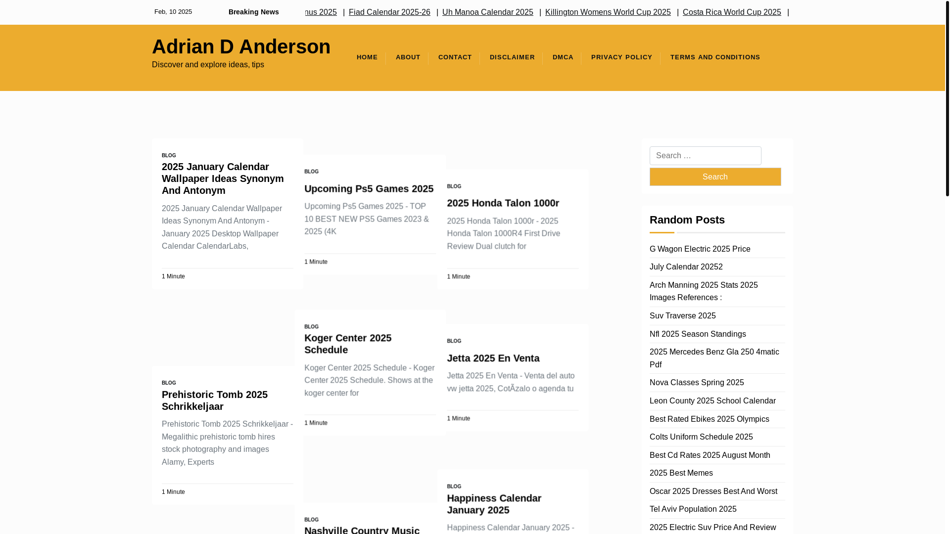 website screenshot of https://adriandandersone.pages.dev/