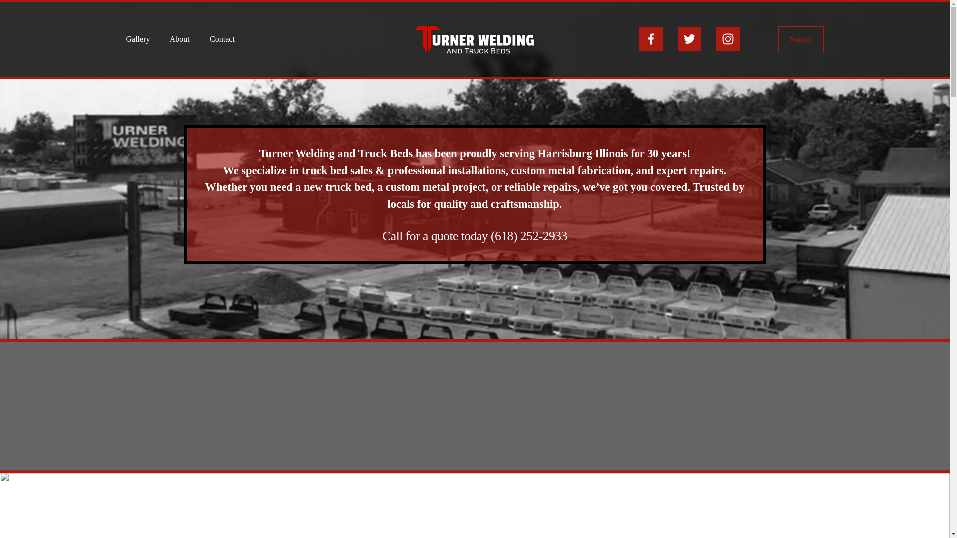 website screenshot of https://turnerweldingandtruckbeds.com/