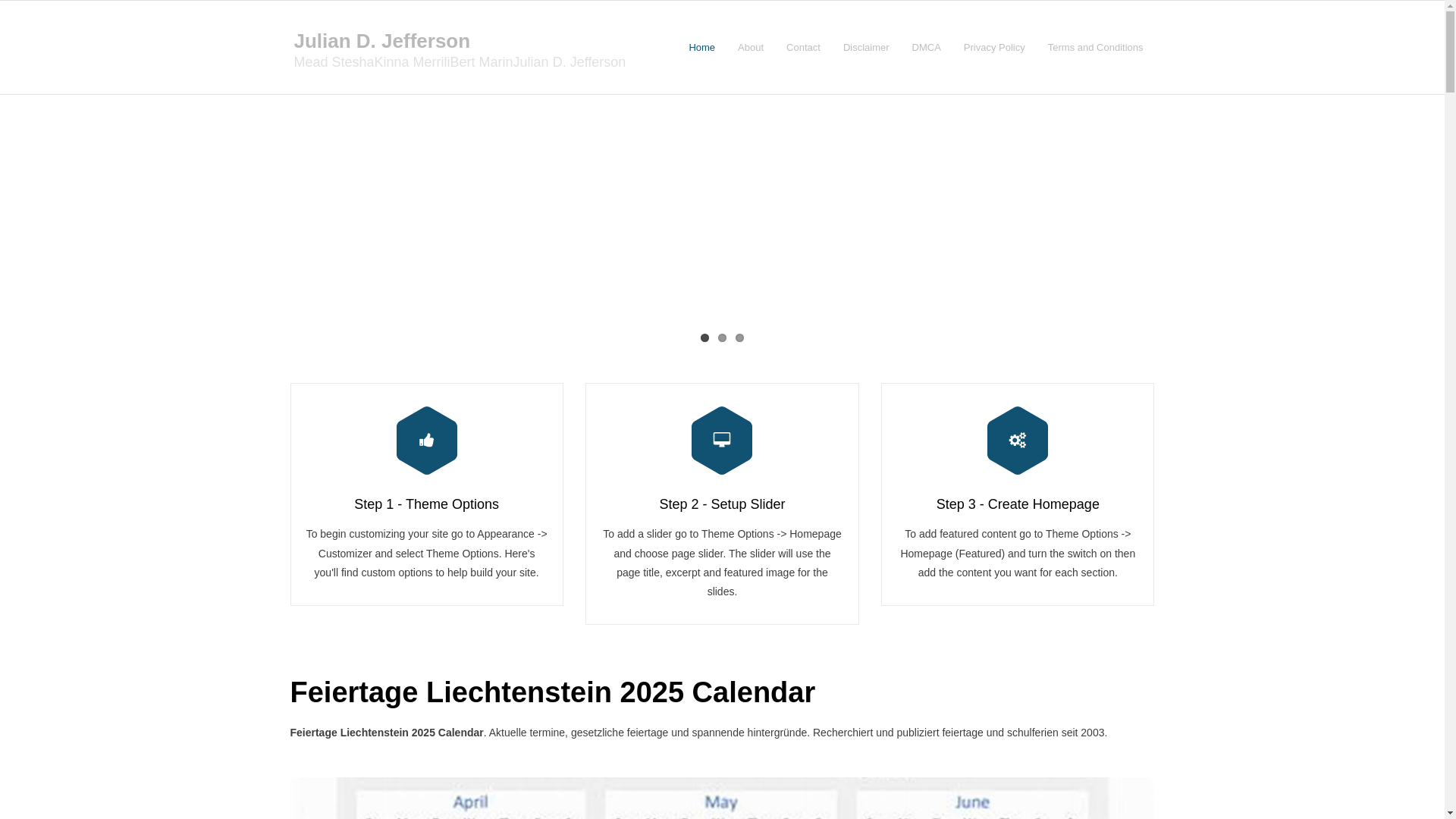 website screenshot of https://juliandjefferson.pages.dev/