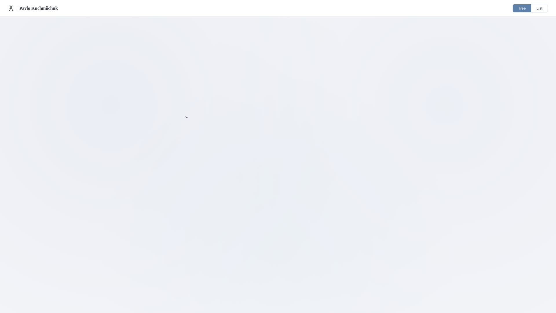 website screenshot of https://pkuchmiichuk.com/