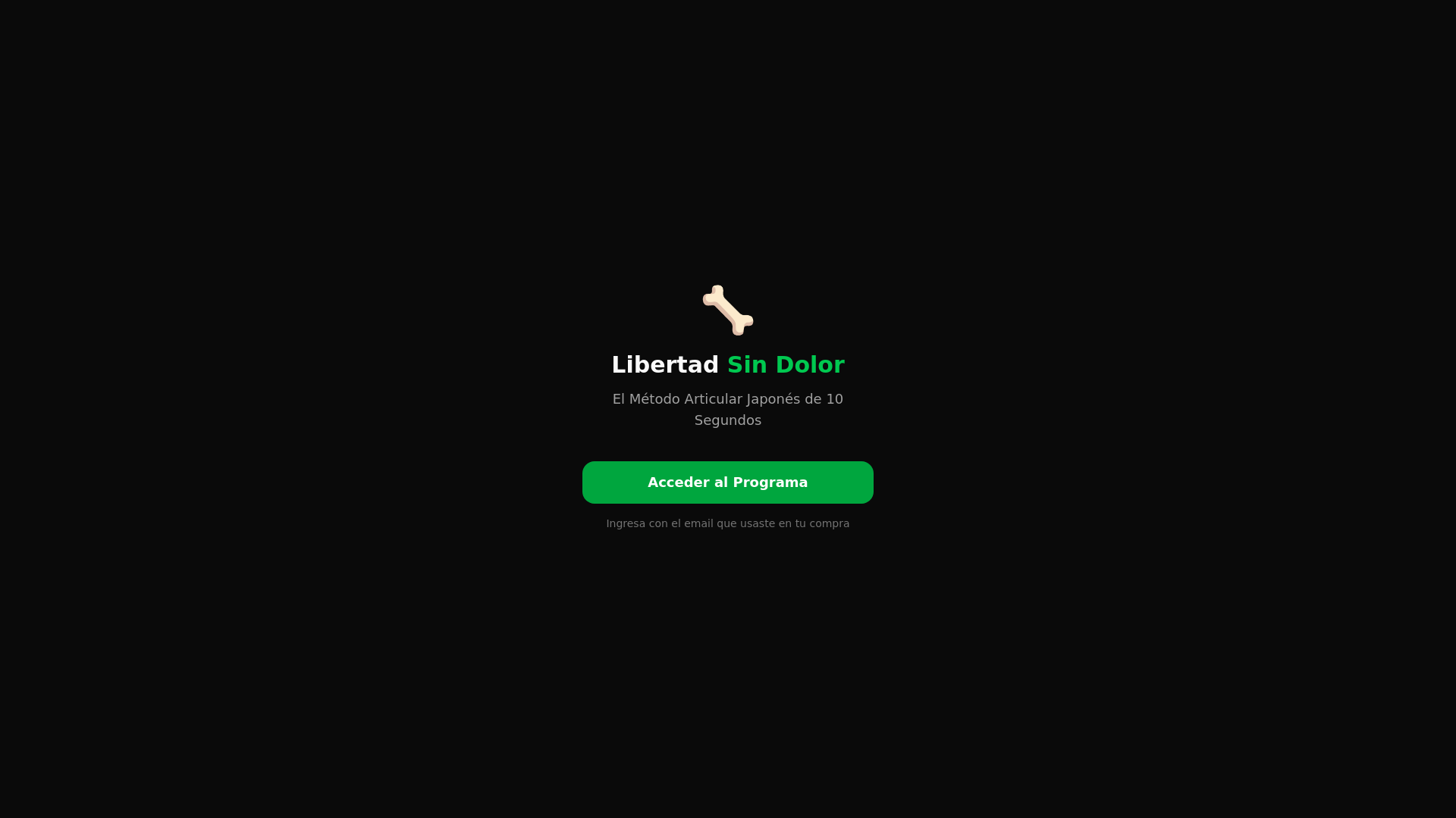 website screenshot of https://libertadsindolor.com