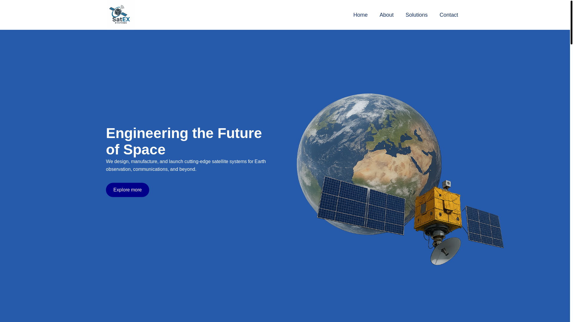 website screenshot of https://satex-systems.com/