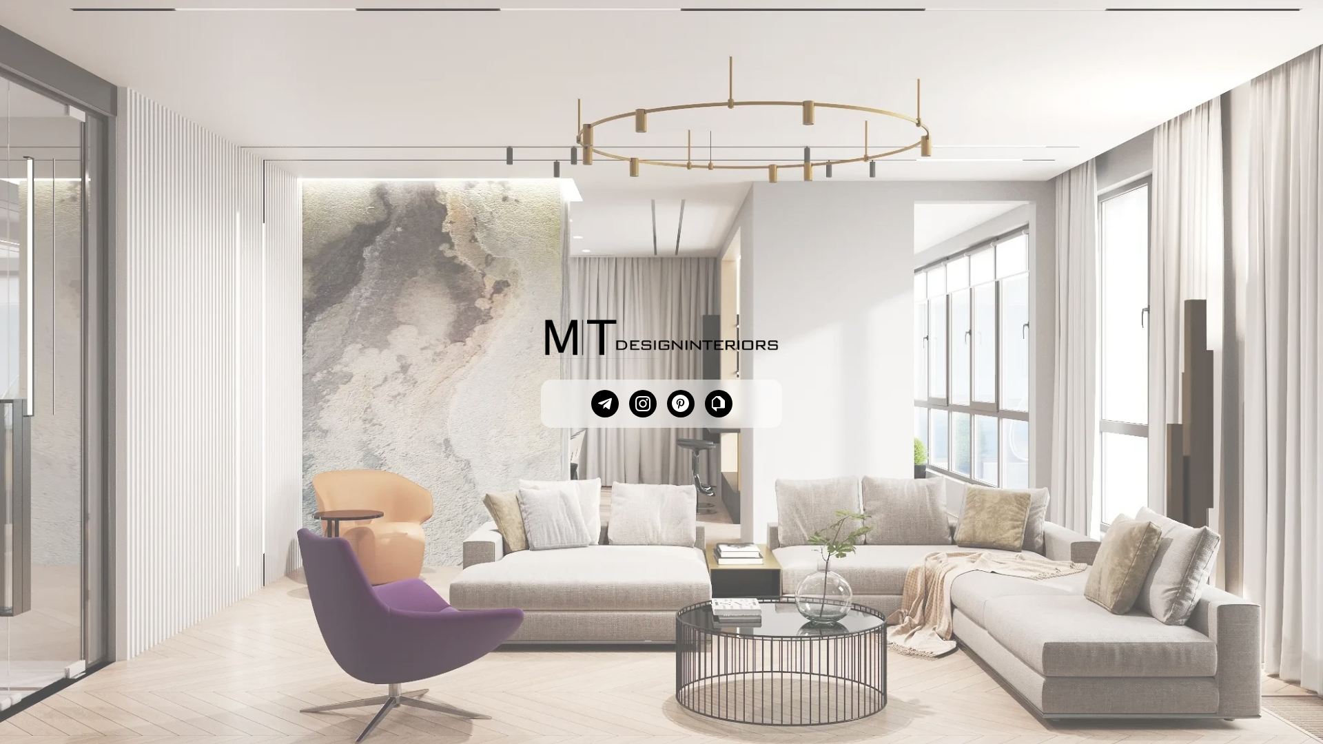 website screenshot of https://mtdesigninteriors.ru
