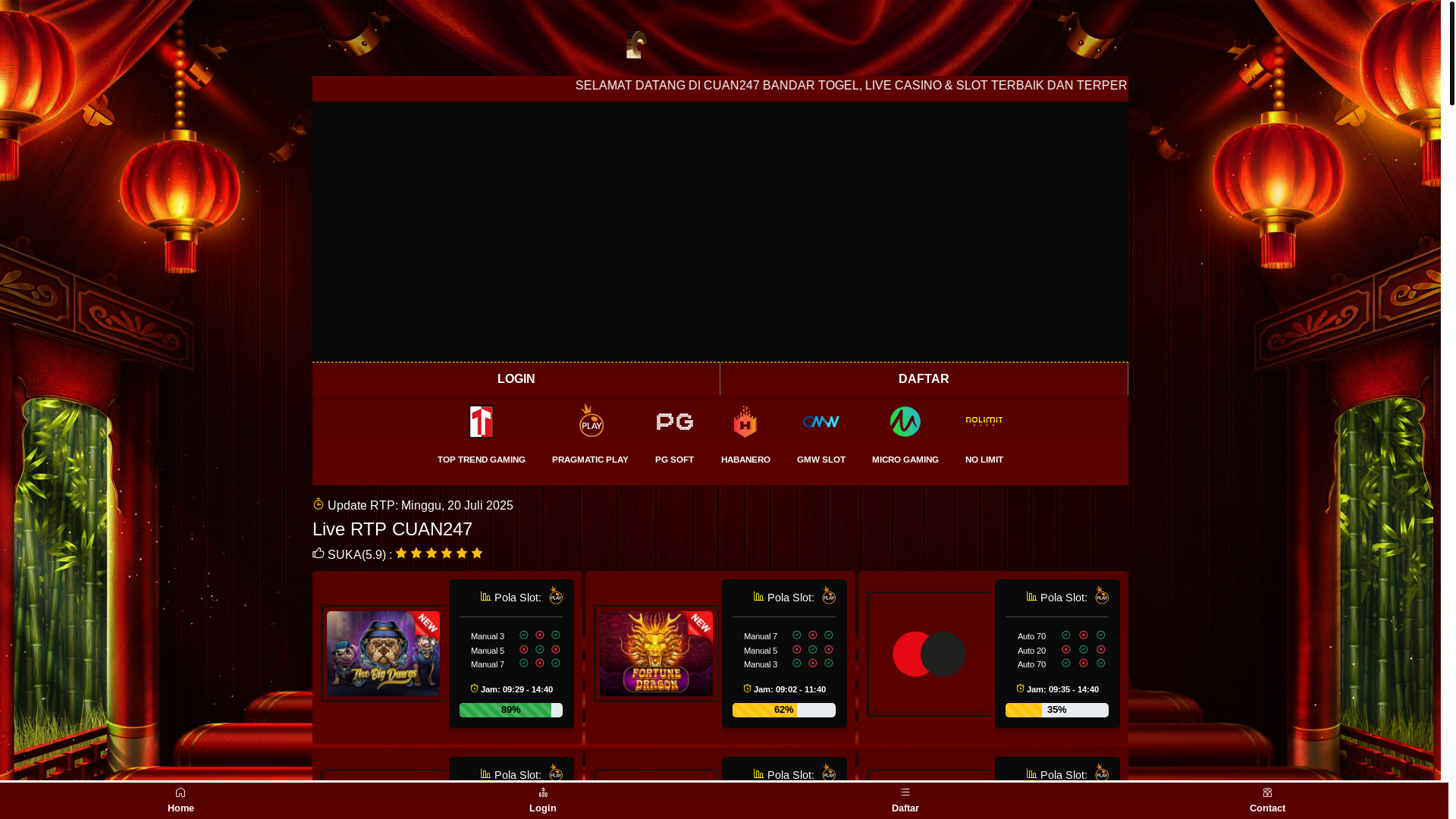 website screenshot of https://rtpcuan-10.pages.dev/