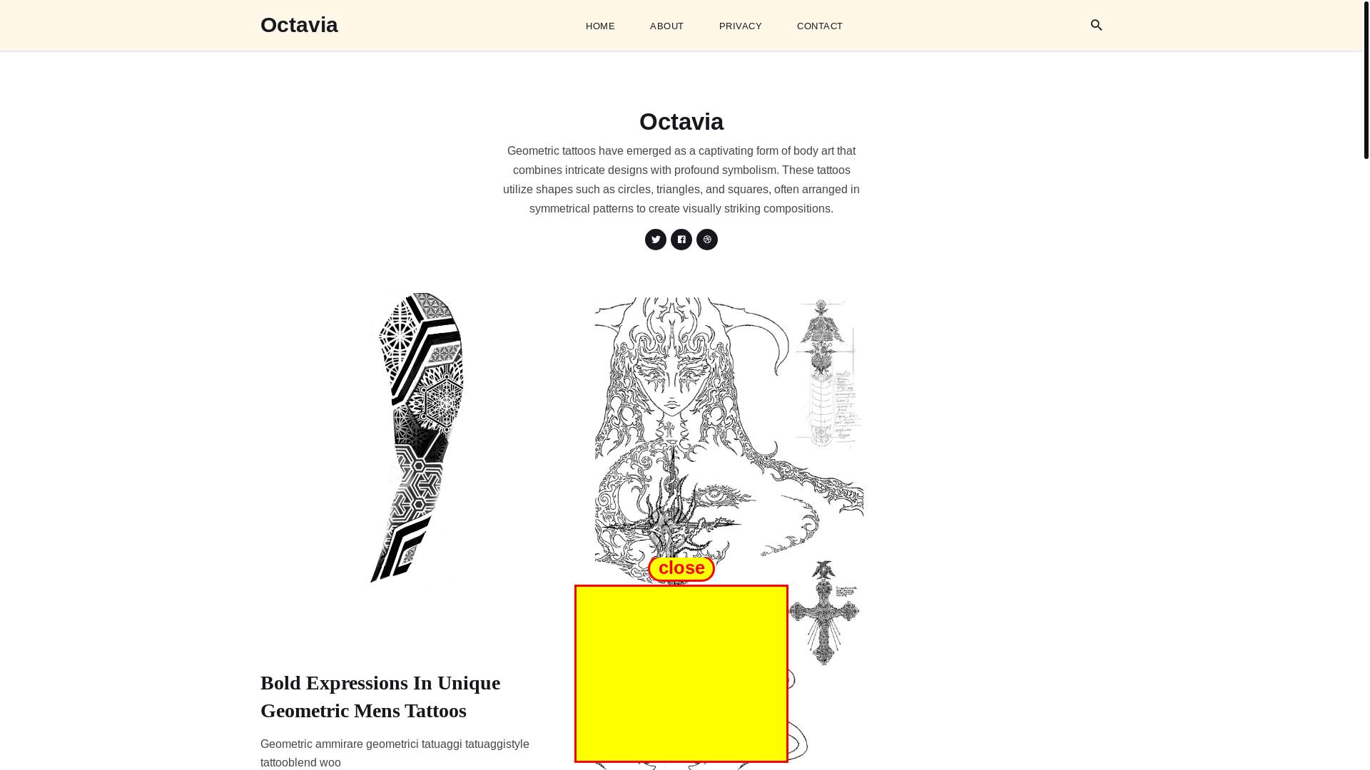 website screenshot of https://octavia-372.pages.dev/
