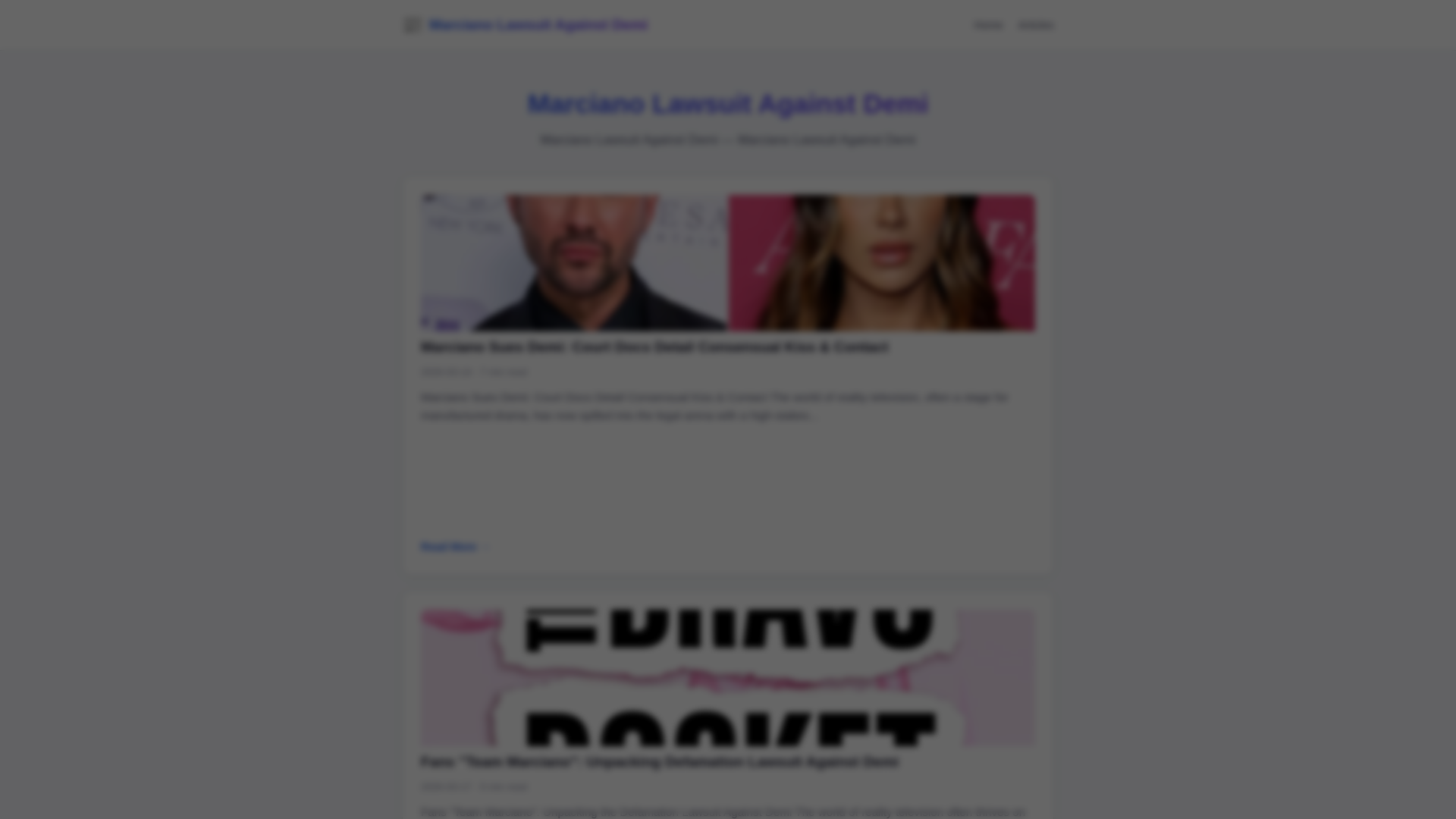website screenshot of https://marciano-lawsuit-against-demi.pages.dev/