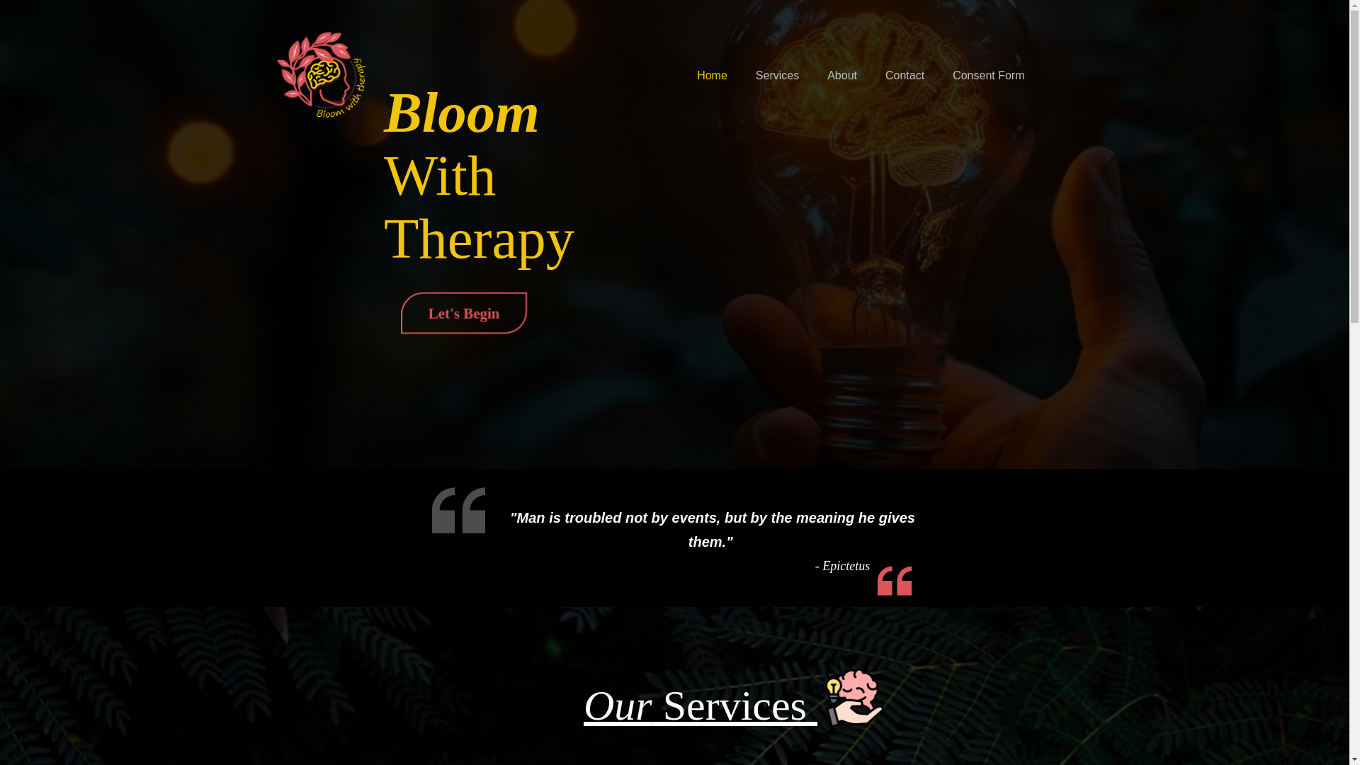 website screenshot of https://bloomwiththerapy.pages.dev/