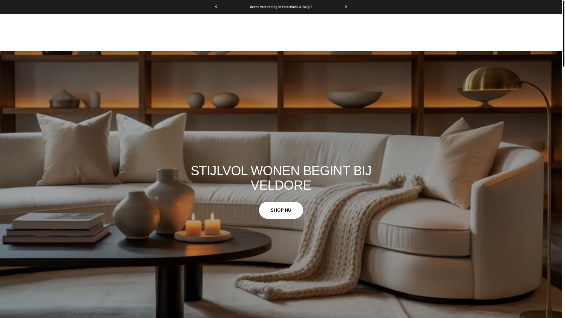 website screenshot of https://veldore.nl/