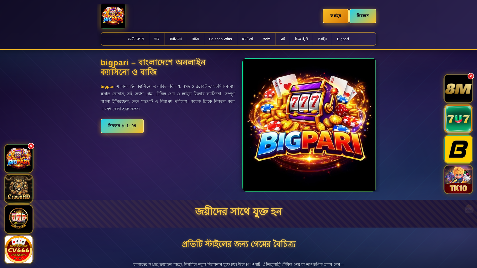 website screenshot of https://bigparijol.com/