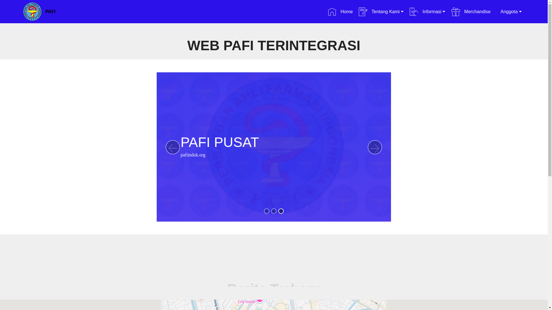 website screenshot of https://pafi-kemayoran-org.pages.dev/