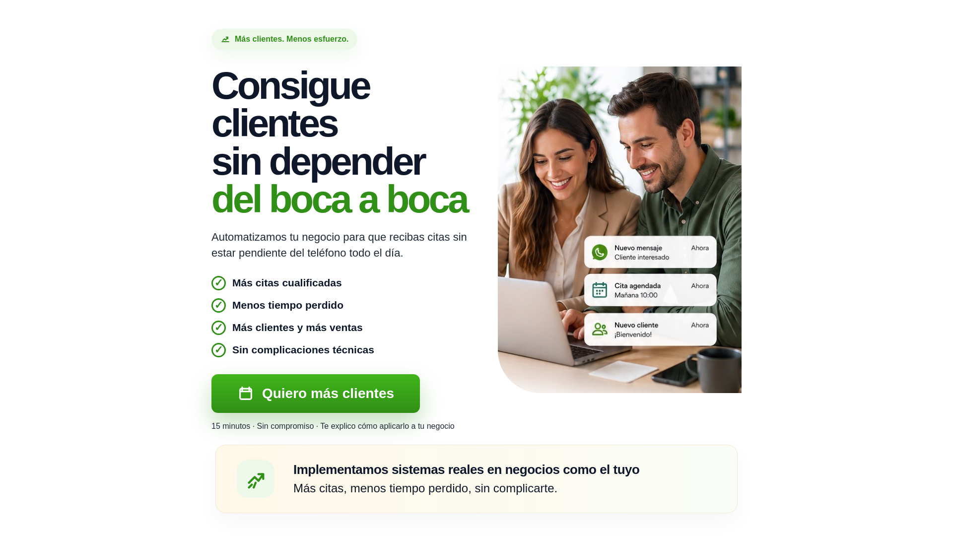 website screenshot of https://citasautomaticas.com/