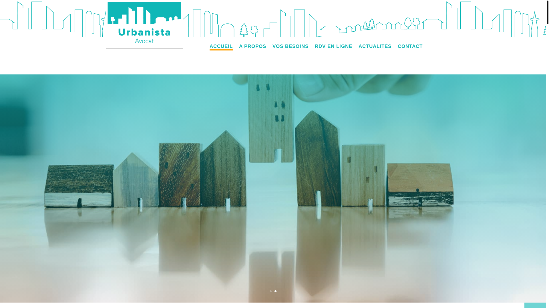 website screenshot of https://www.urbanista-avocat.com/