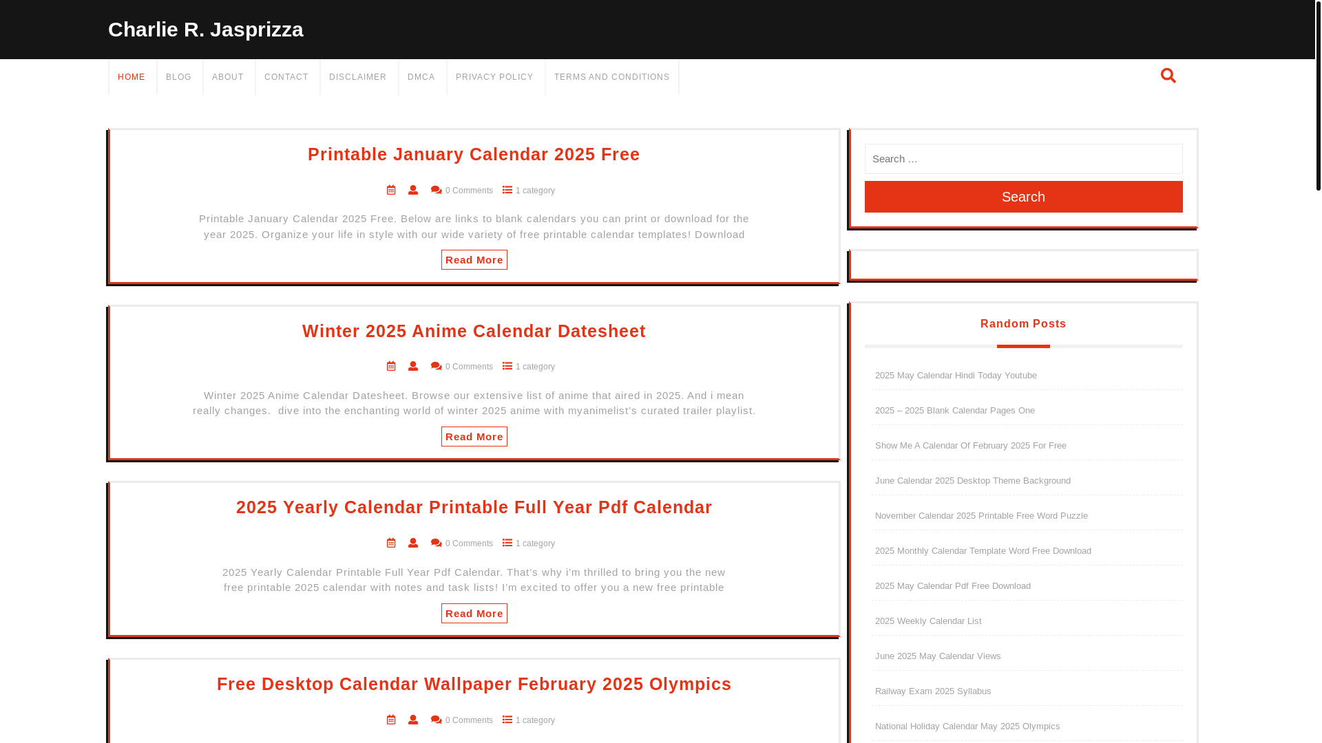 website screenshot of https://charlierjasprizza.pages.dev/