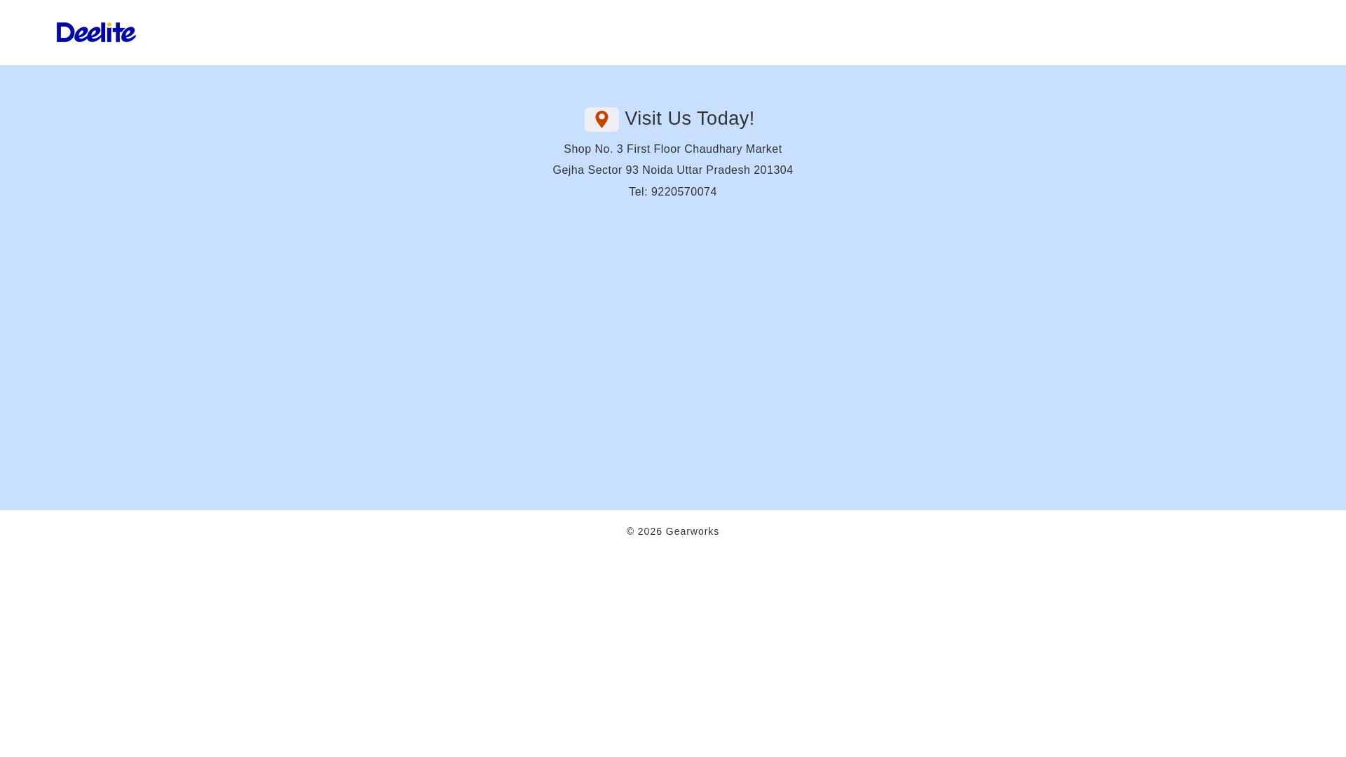 website screenshot of https://gearworks.in/