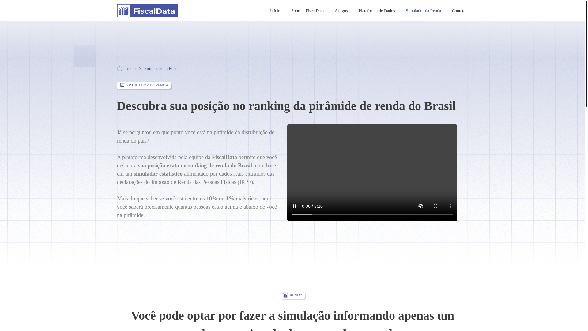 website screenshot of http://fiscaldata.com.br/simulator