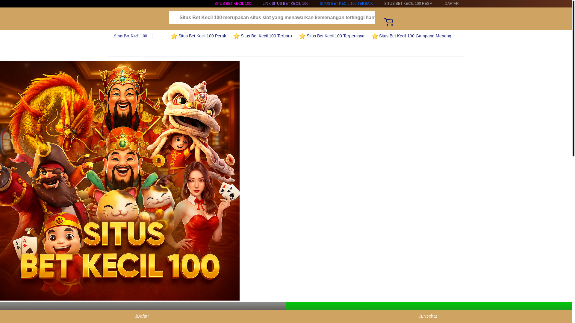 website screenshot of https://situsbetkecil100-au1.pages.dev/