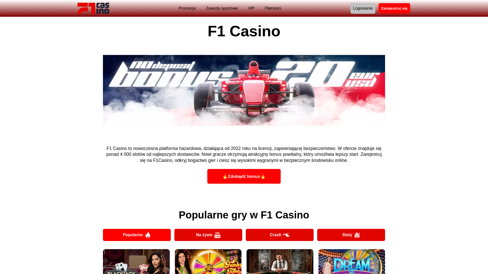 website screenshot of https://f1casino-org-pl-9054.pages.dev/