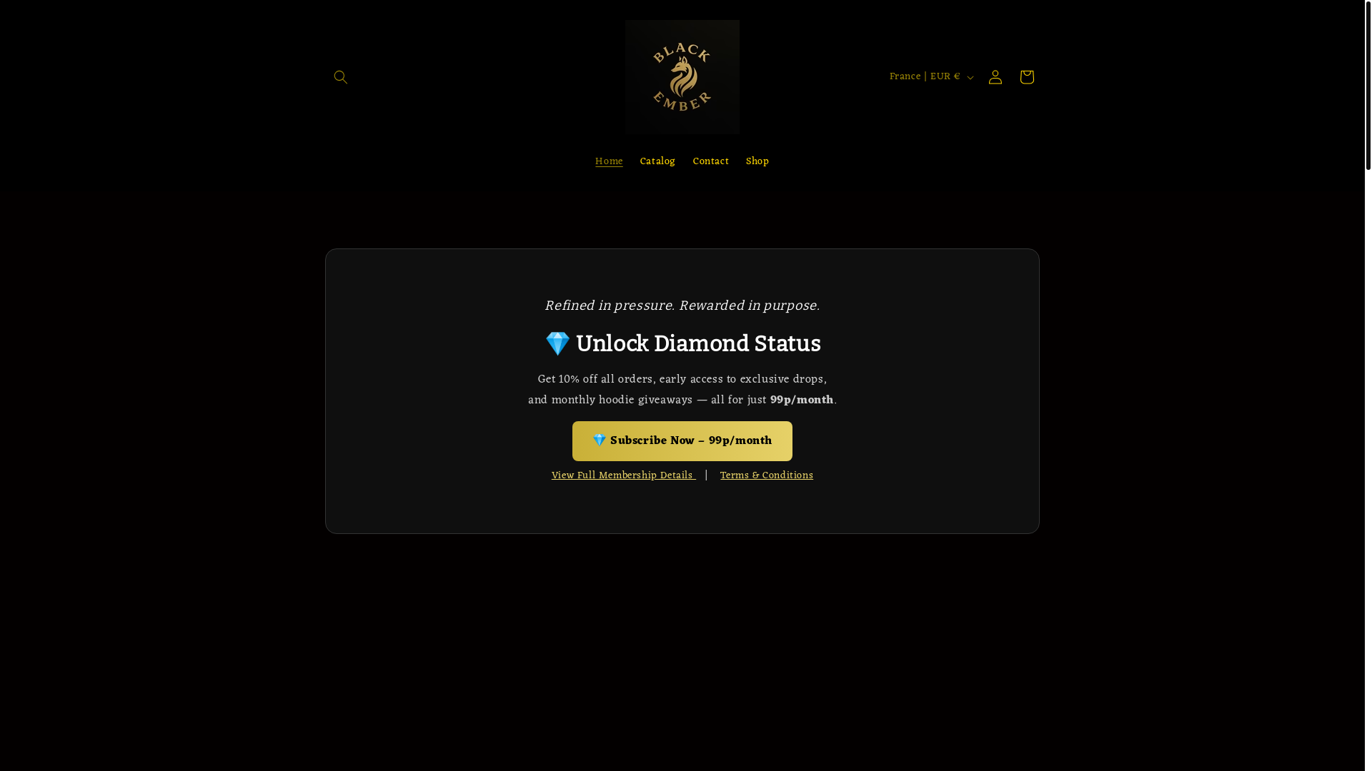 website screenshot of https://roaringember.com/