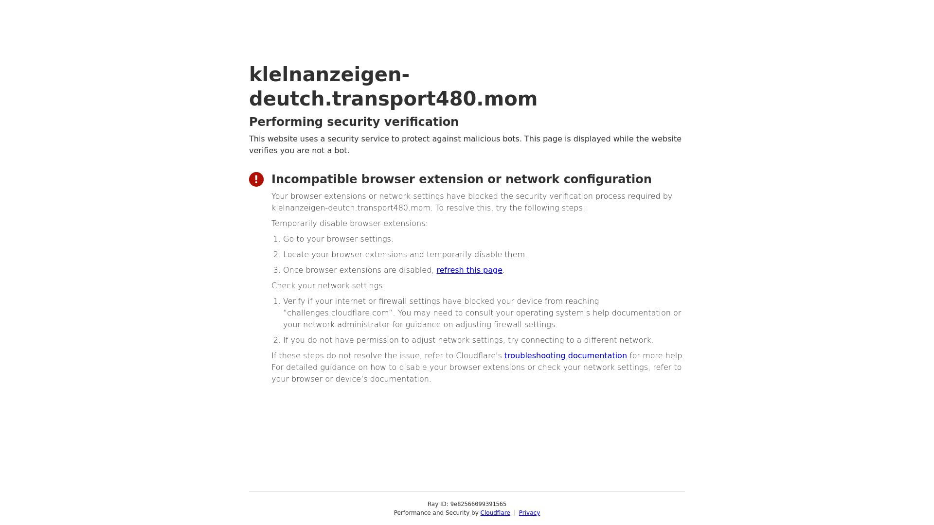 website screenshot of https://klelnanzeigen-deutch.transport480.mom
