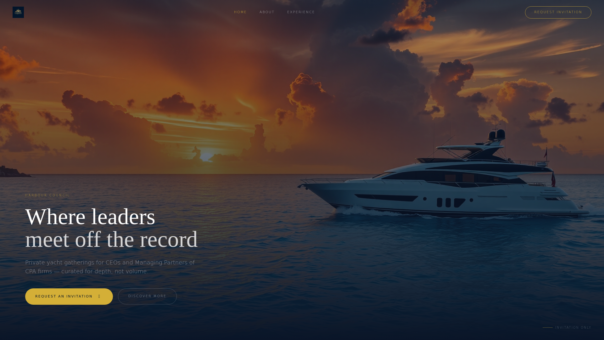 website screenshot of https://harbourcouncil.com/