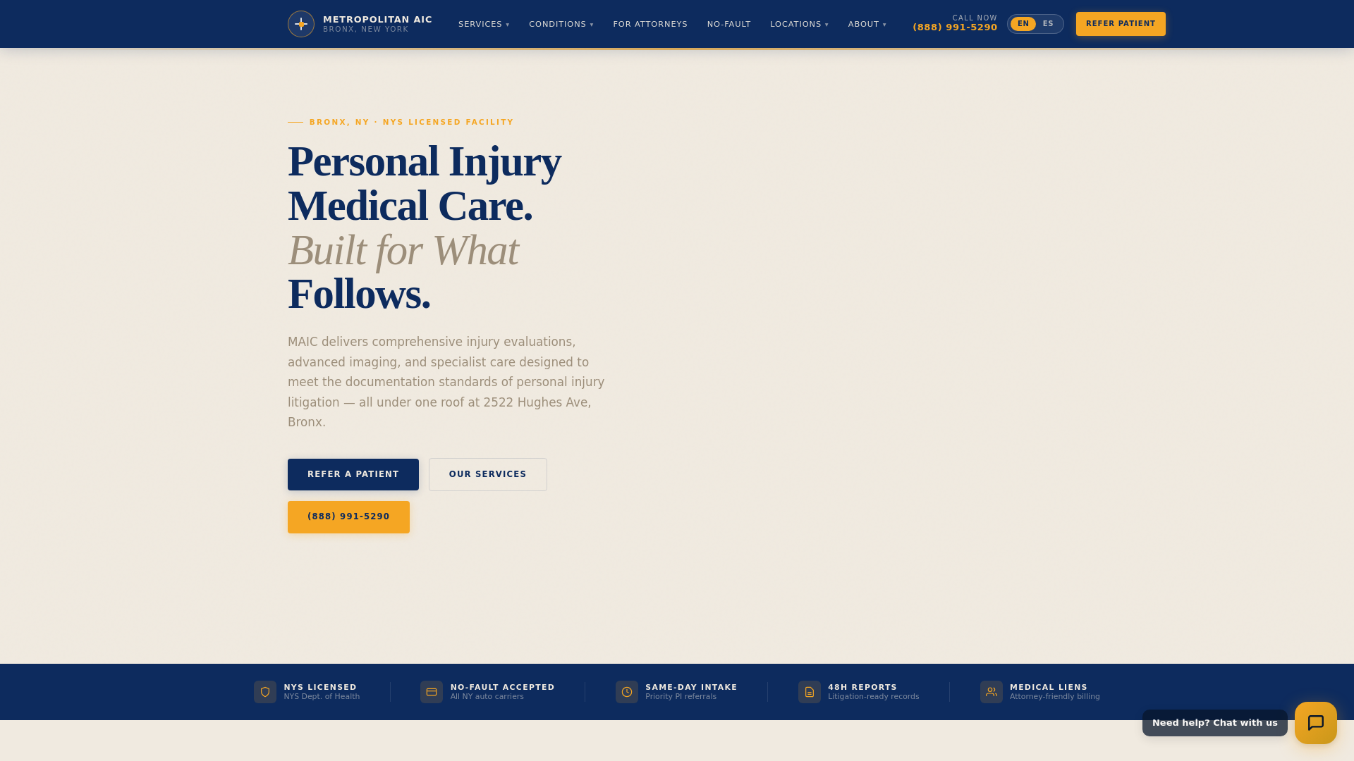 website screenshot of https://maicmainsite.pages.dev/