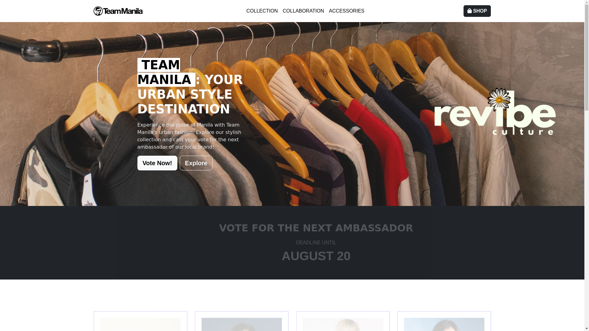 website screenshot of https://teammanilanextambassador.pages.dev/