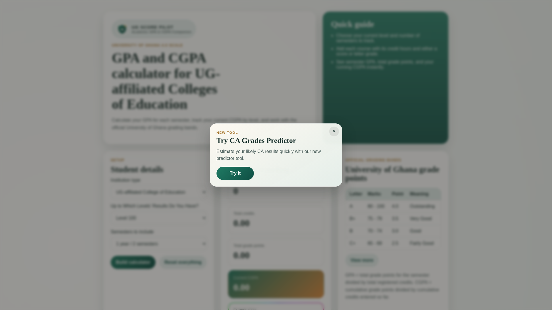 website screenshot of https://ugscorepilotpro.pages.dev/