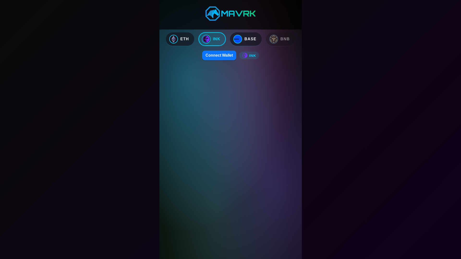 website screenshot of https://mavrk.ink/