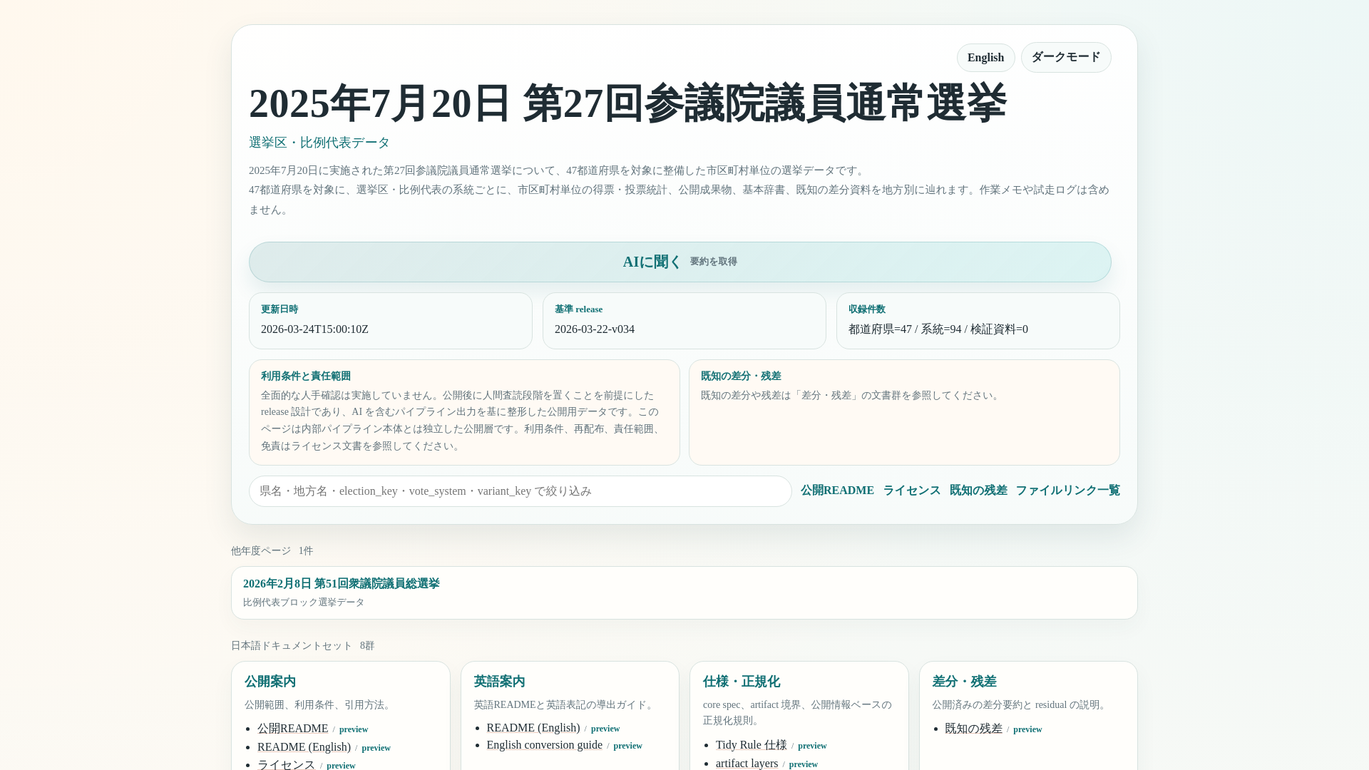 website screenshot of https://jp-election-public-ja-2025-hc.pages.dev/
